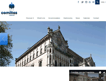 Tablet Screenshot of comillas.es